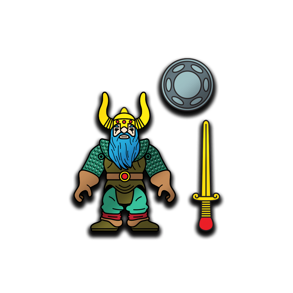 Dungeons & Dragons - Elkhorn Retro Toy AR Pin - Pinfinity - Augmented Reality Collectible Pins