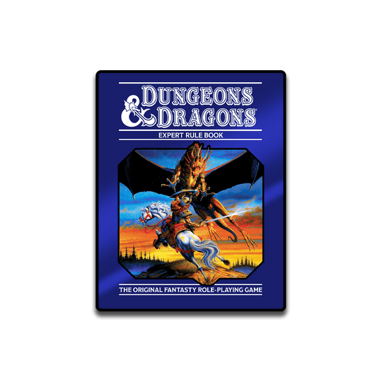 Dungeons & Dragons - Expert Rule Book (Blue) - Pinfinity - Augmented Reality Collectible Pins