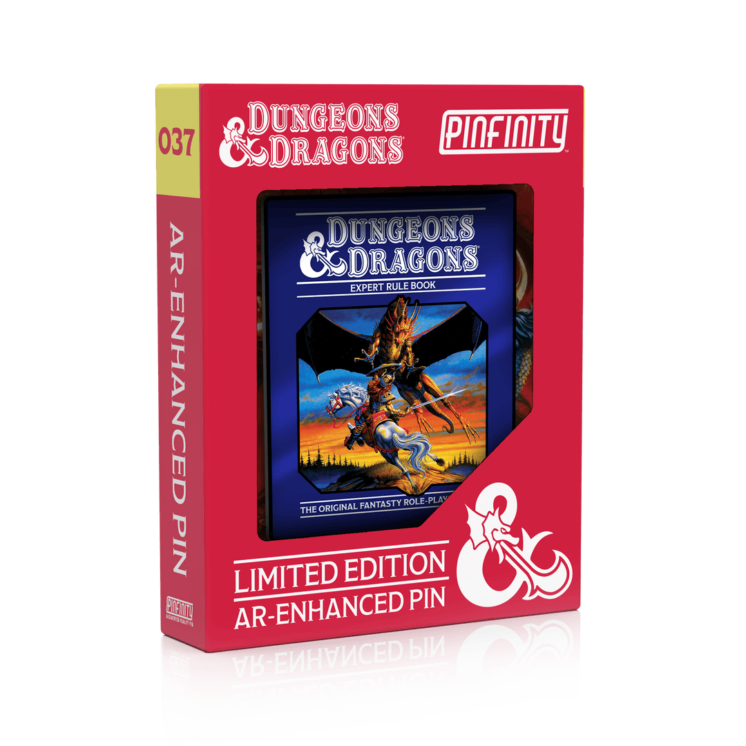 Dungeons & Dragons - Expert Rule Book (Blue) - Pinfinity - Augmented Reality Collectible Pins