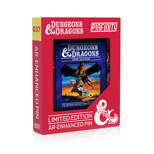 Dungeons & Dragons - Expert Rule Book (Blue) - Pinfinity - Augmented Reality Collectible Pins