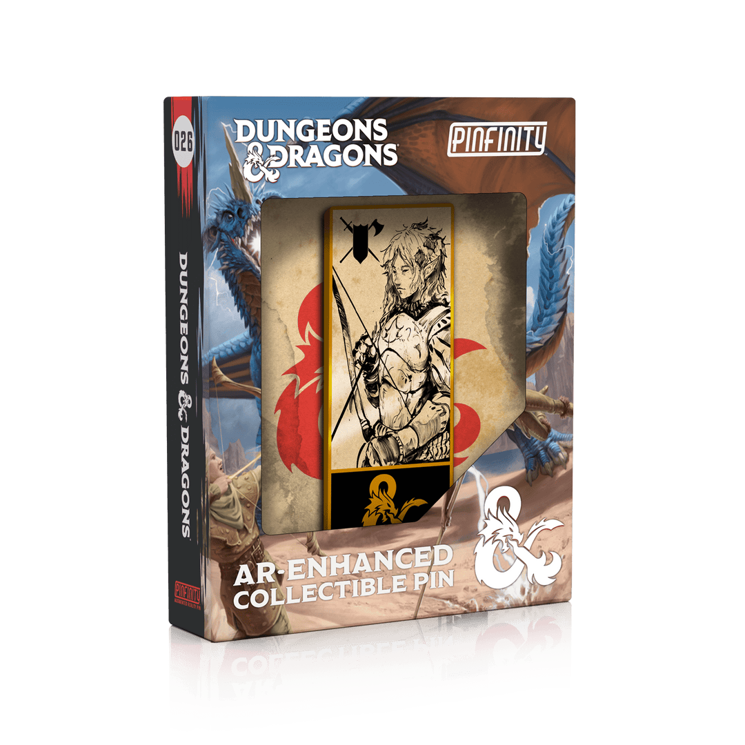 Dungeons & Dragons: Fighter Class Pin (DSI) - Pinfinity - Augmented Reality Collectible Pins