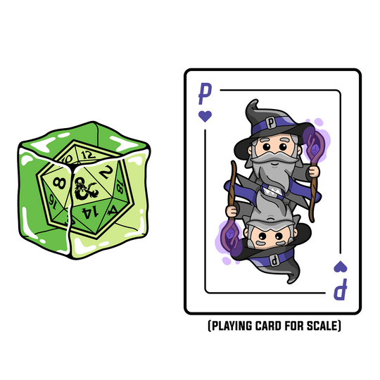 Dungeons & Dragons - Gelatinous Cube (Glow in the Dark!) - Pinfinity - Augmented Reality Collectible Pins