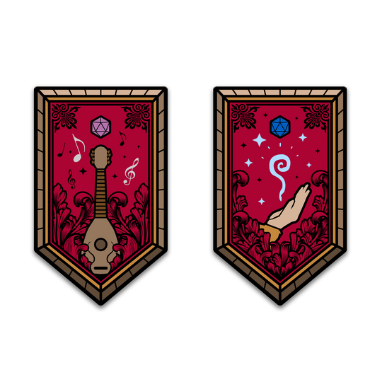 Dungeons & Dragons - Limited Edition Class Pin Set - Pinfinity - Augmented Reality Collectible Pins