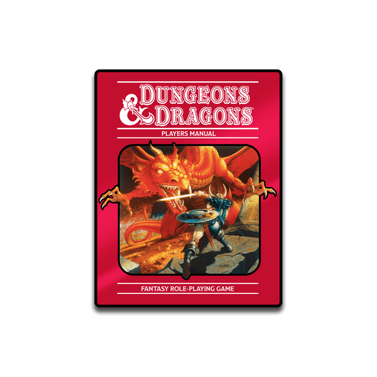 Dungeons & Dragons - Player's Manual (Red) - Pinfinity - Augmented Reality Collectible Pins