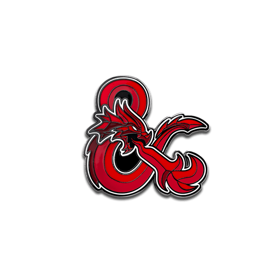 Dungeons & Dragons - Stained Glass Ampersand - Pinfinity - Augmented Reality Collectible Pins