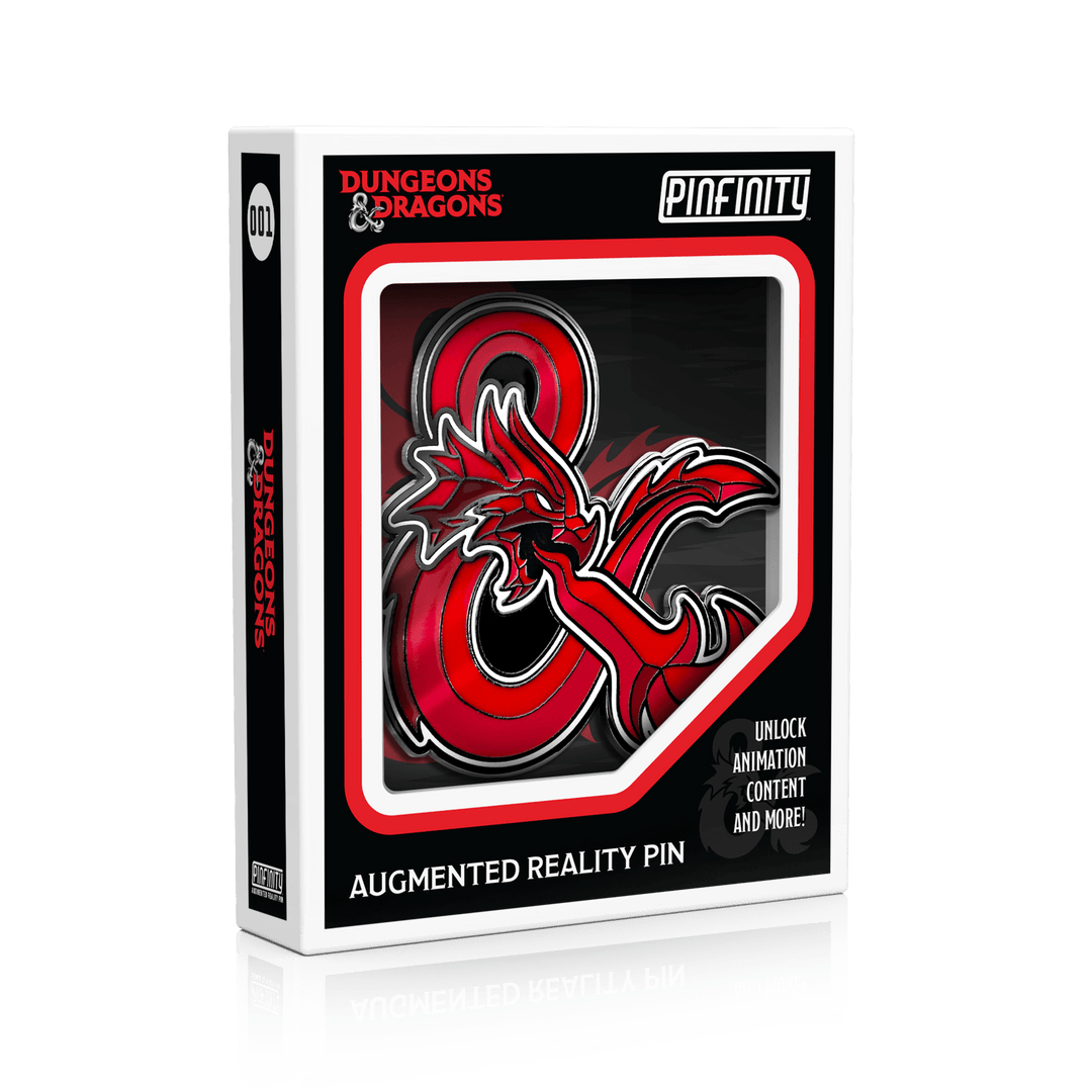 Dungeons & Dragons - Stained Glass Ampersand - Pinfinity - Augmented Reality Collectible Pins