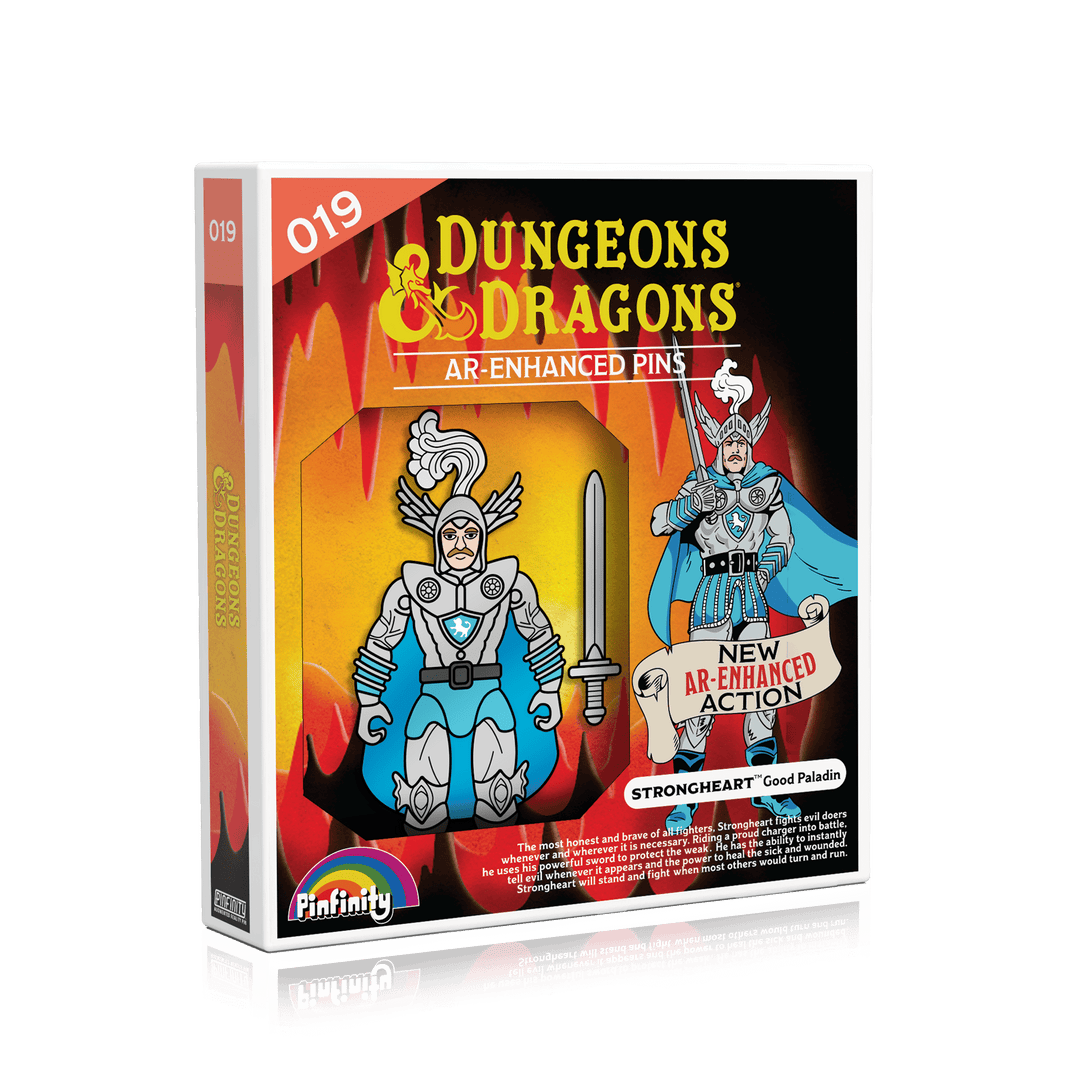 Dungeons & Dragons - Strongheart Retro Toy AR Pin - Pinfinity - Augmented Reality Collectible Pins