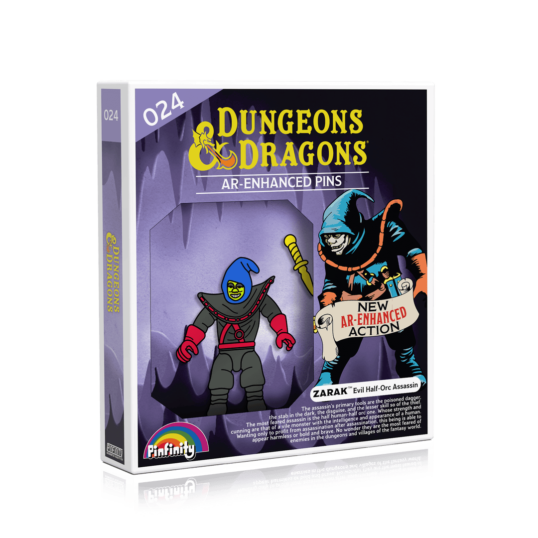 Dungeons & Dragons - Zarak Retro Toy AR Pin - Pinfinity - Augmented Reality Collectible Pins