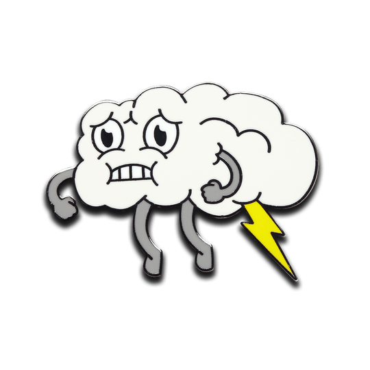 Fair Weather Friends - Cloudy (Lightning) - Pinfinity - Augmented Reality Collectible Pins