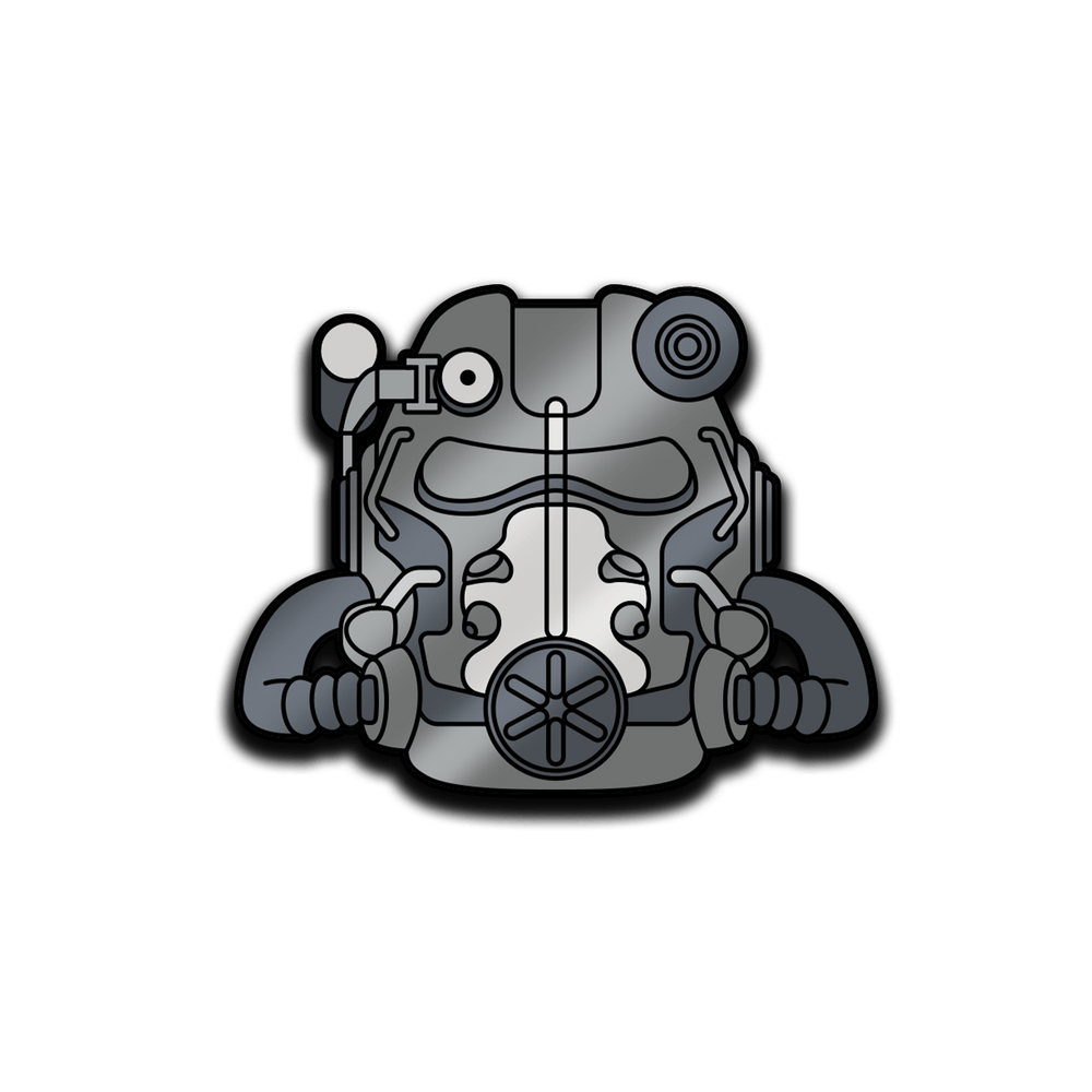Fallout Brotherhood of Steel Helmet AR Pin - Pinfinity - Augmented Reality Collectible Pins