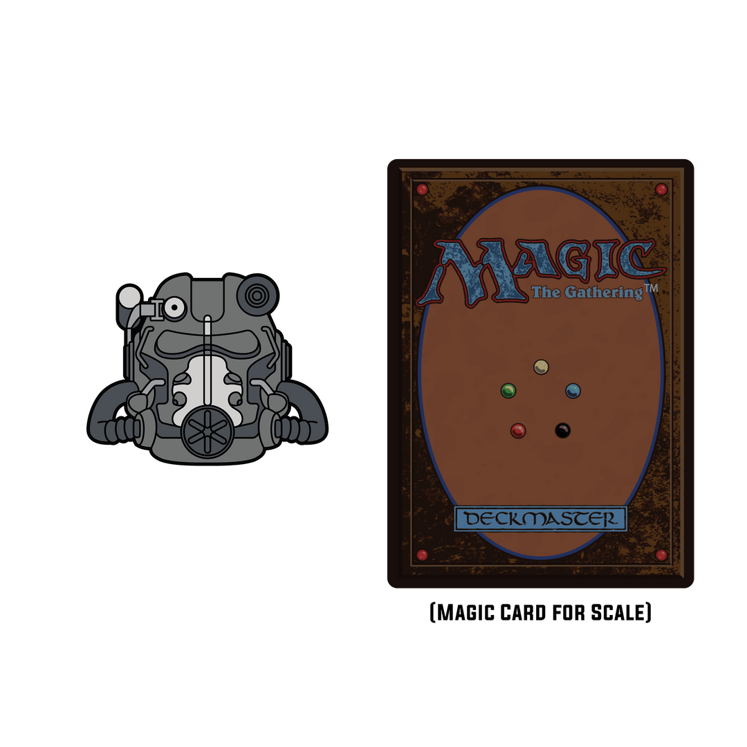 Fallout Brotherhood of Steel Helmet AR Pin - Pinfinity - Augmented Reality Collectible Pins