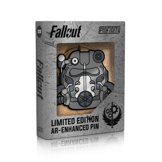 Fallout Brotherhood of Steel Helmet AR Pin - Pinfinity - Augmented Reality Collectible Pins