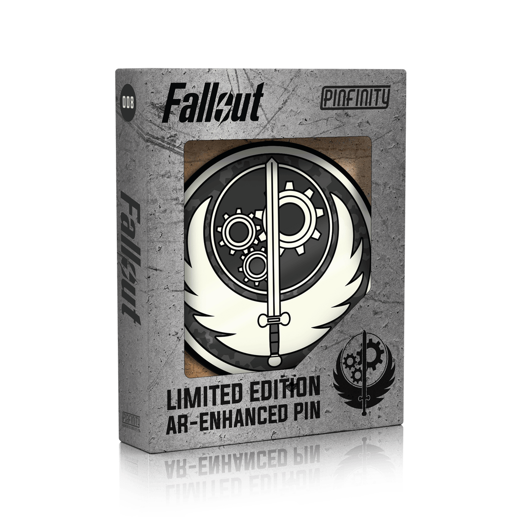 Fallout Brotherhood of Steel Insignia AR Pin - Pinfinity - Augmented Reality Collectible Pins