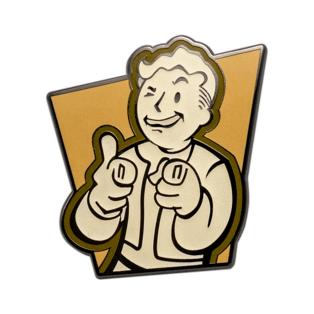 Fallout S.P.E.C.I.A.L. Charisma Stats AR Pin - Pinfinity - Augmented Reality Collectible Pins