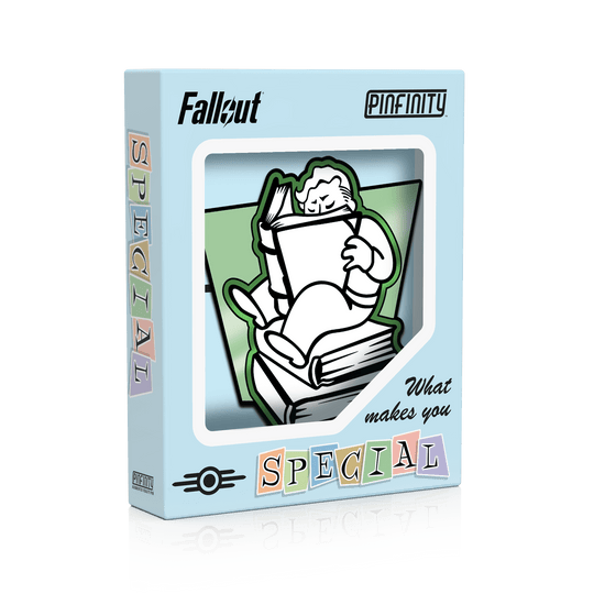 Fallout S.P.E.C.I.A.L. Intelligence Stats AR Pin - Pinfinity - Augmented Reality Collectible Pins