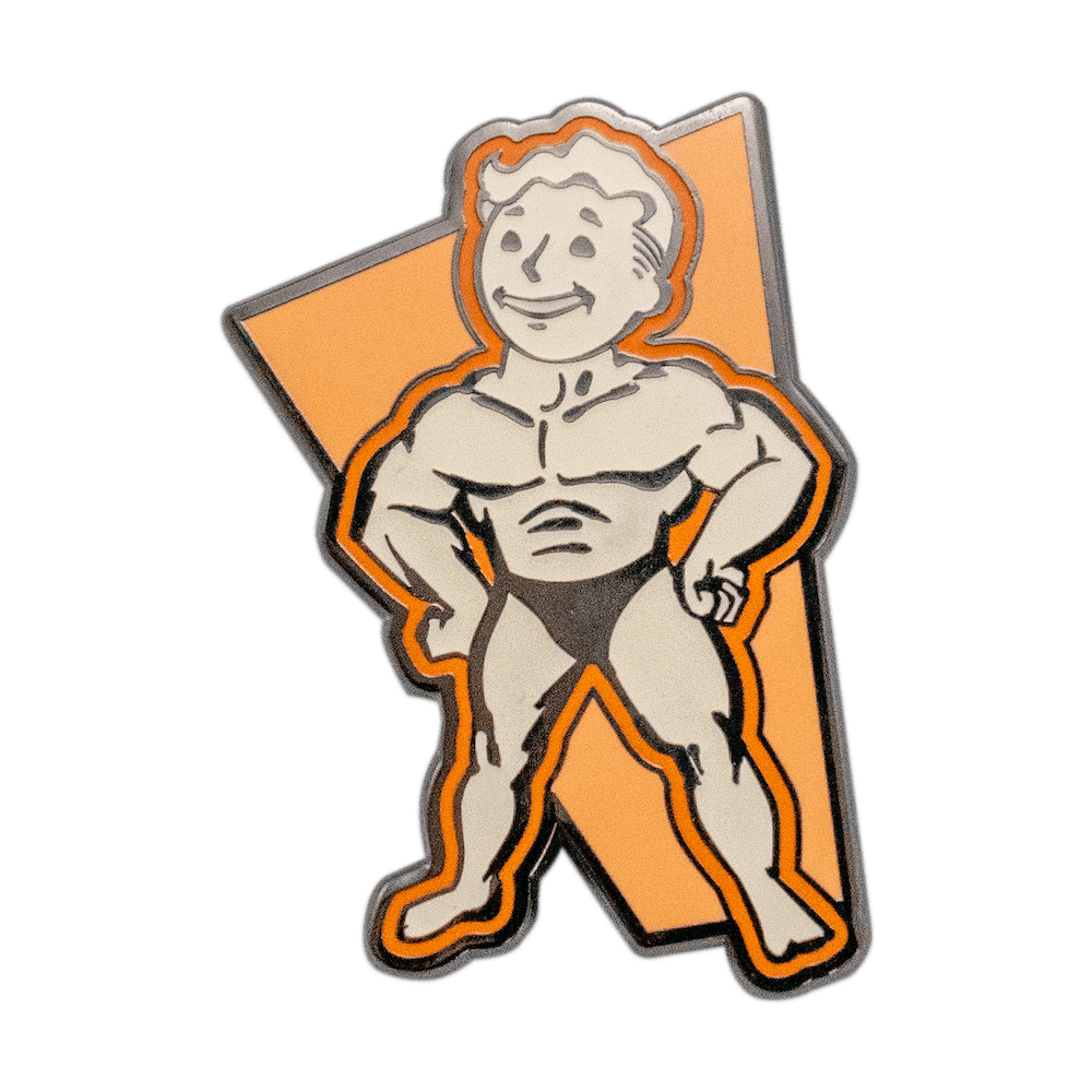 Fallout S.P.E.C.I.A.L. Strength Stats AR Pin - Pinfinity - Augmented Reality Collectible Pins