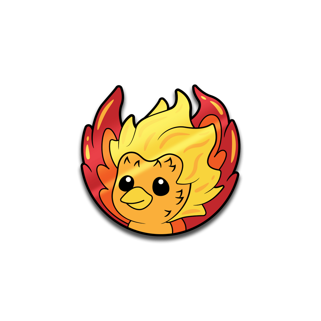Fantasy - PyroPuff the Phoenix - Pinfinity - Augmented Reality Collectible Pins