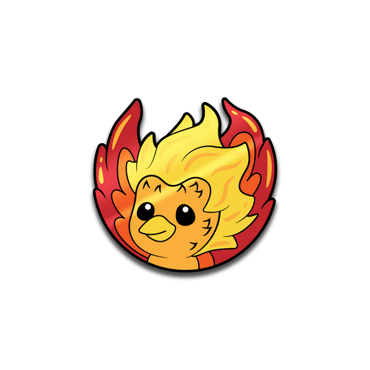 Fantasy - PyroPuff the Phoenix - Pinfinity - Augmented Reality Collectible Pins