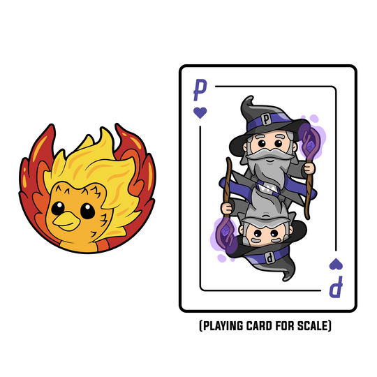 Fantasy - PyroPuff the Phoenix - Pinfinity - Augmented Reality Collectible Pins