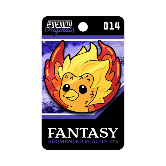 Fantasy - PyroPuff the Phoenix - Pinfinity - Augmented Reality Collectible Pins
