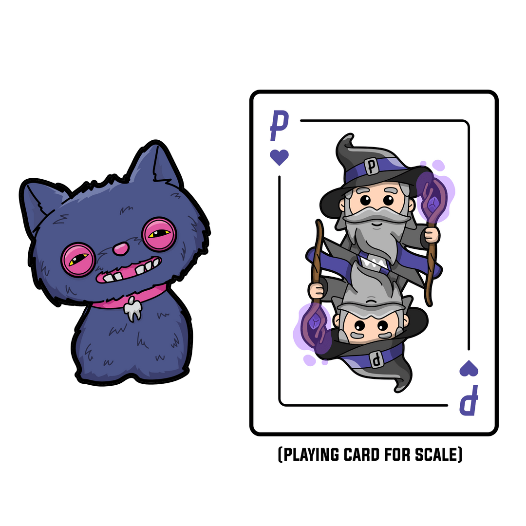 Fuggler - Alley Cats Cheezee (Blue) AR Pin - Pinfinity - Augmented Reality Collectible Pins