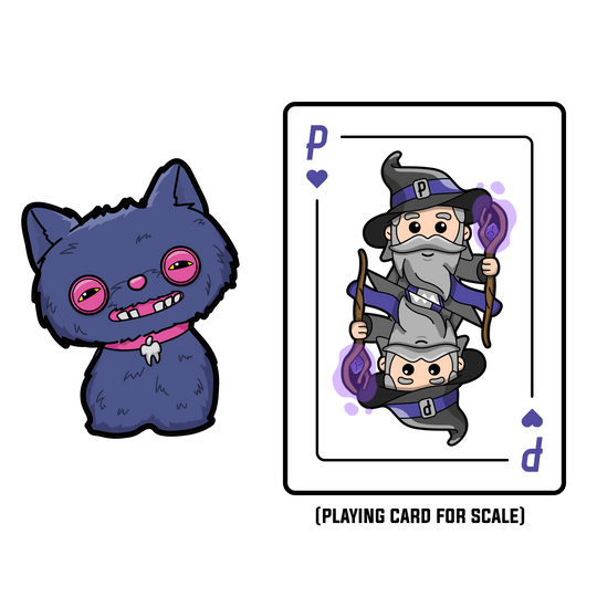 Fuggler - Alley Cats Cheezee (Blue) AR Pin - Pinfinity - Augmented Reality Collectible Pins