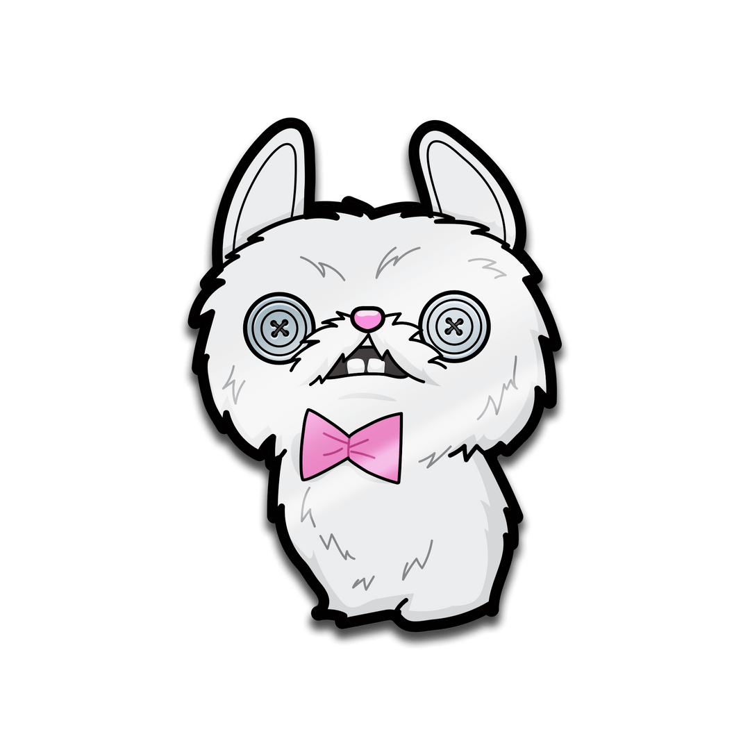 Fuggler - Alley Cats Cheezee (Cream) AR Pin - Pinfinity - Augmented Reality Collectible Pins