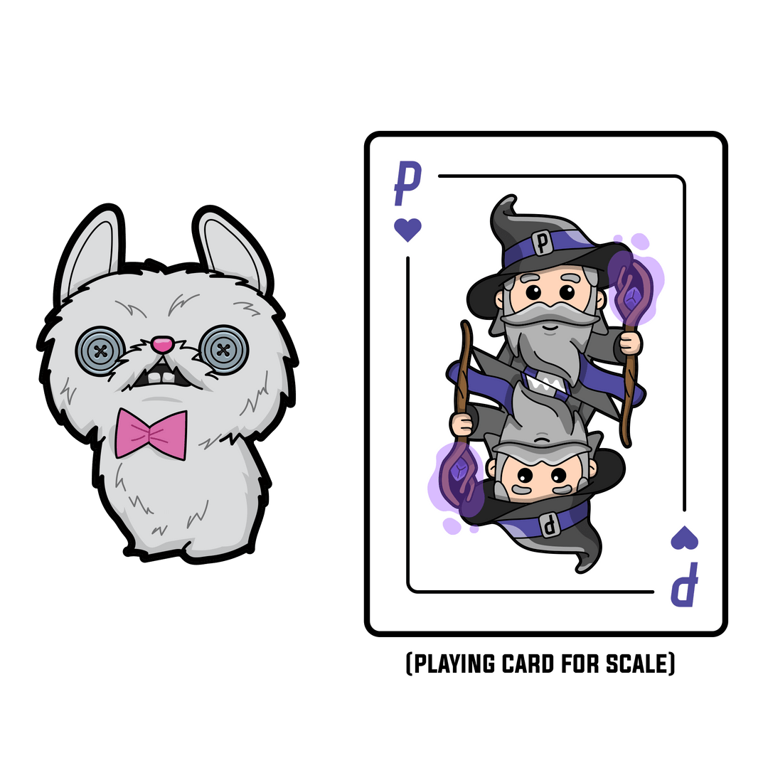 Fuggler - Alley Cats Cheezee (Cream) AR Pin - Pinfinity - Augmented Reality Collectible Pins