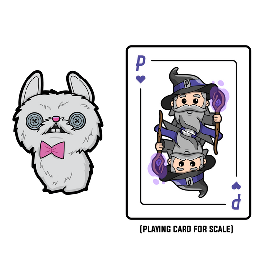 Fuggler - Alley Cats Cheezee (Cream) AR Pin - Pinfinity - Augmented Reality Collectible Pins