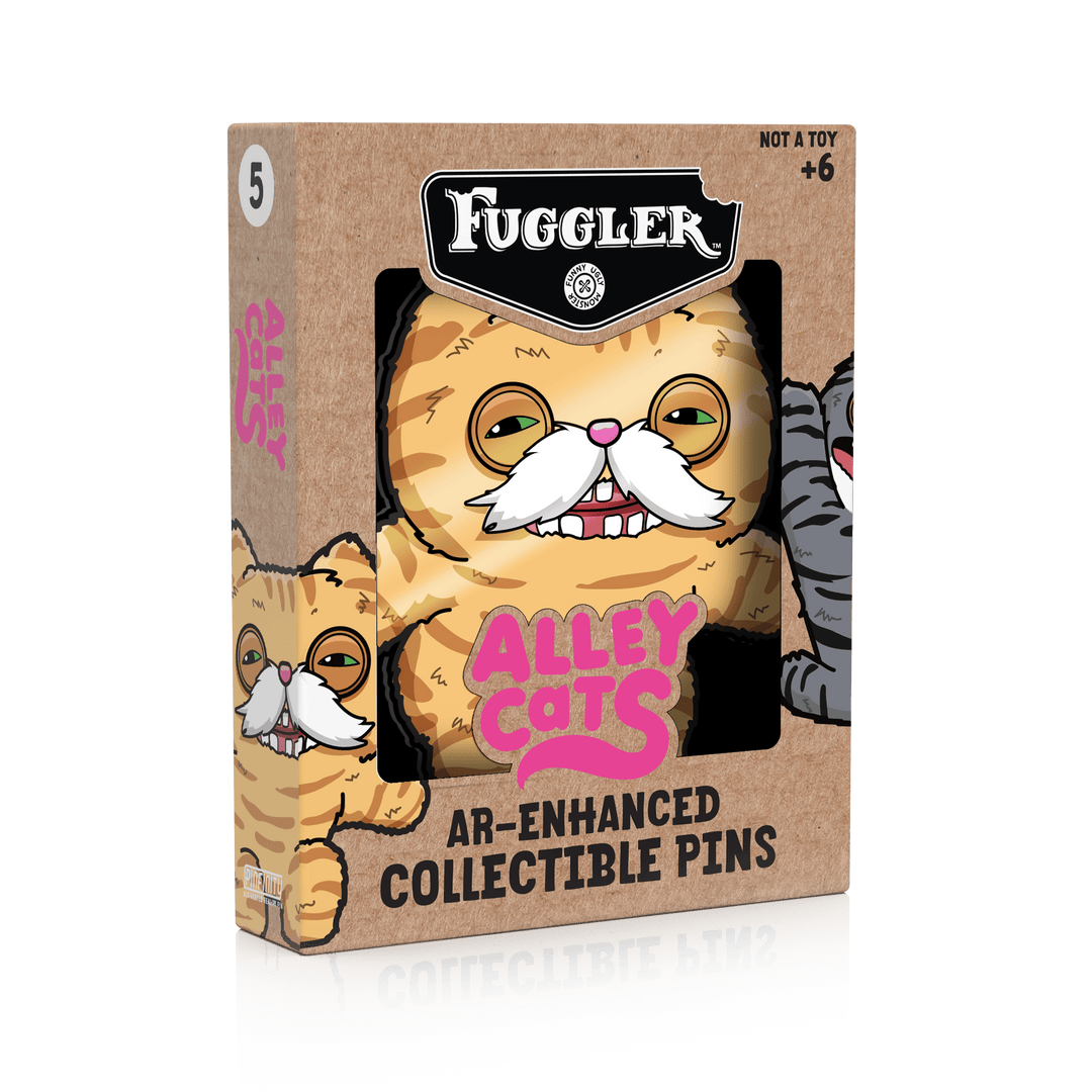 Fuggler - Alley Cats Stinkface AR Pin - Pinfinity - Augmented Reality Collectible Pins
