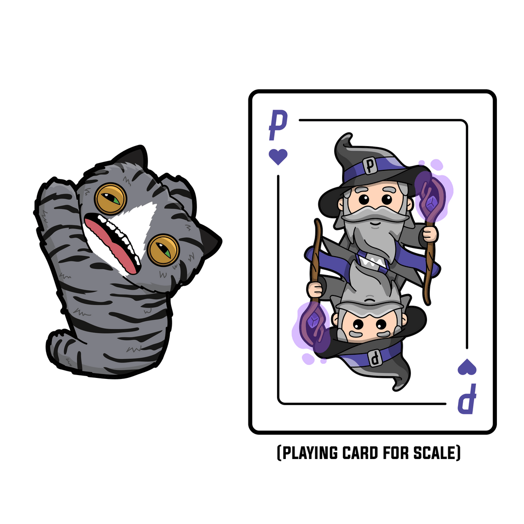 Fuggler - Alley Cats Wide-Eyed Cat AR Pin - Pinfinity - Augmented Reality Collectible Pins
