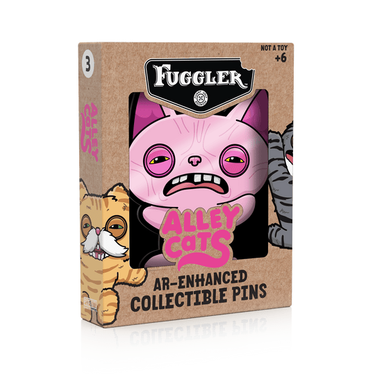Fuggler - Alley Cats Wrinkle McStinkles AR Pin - Pinfinity - Augmented Reality Collectible Pins