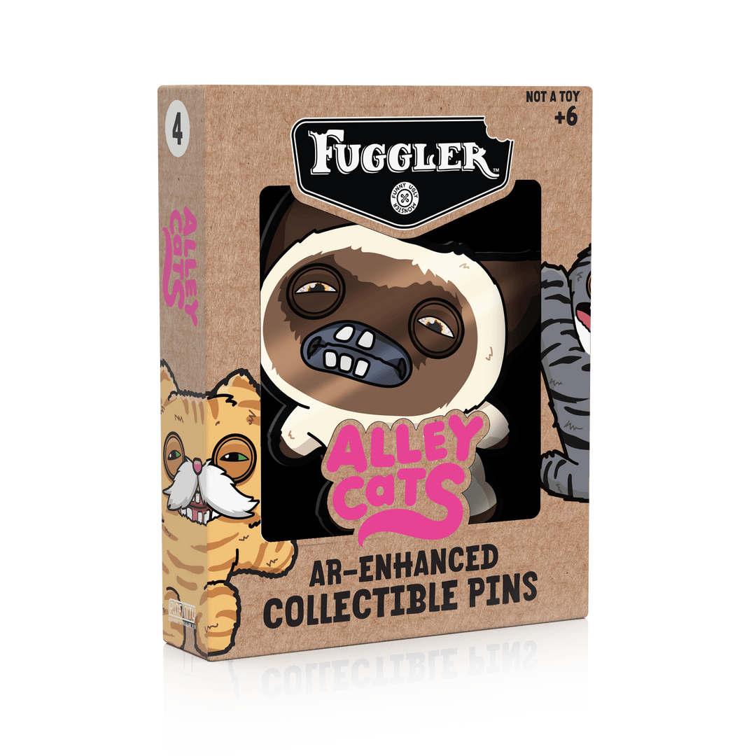 Fuggler - Alley Cats Yawper AR Pin - Pinfinity - Augmented Reality Collectible Pins