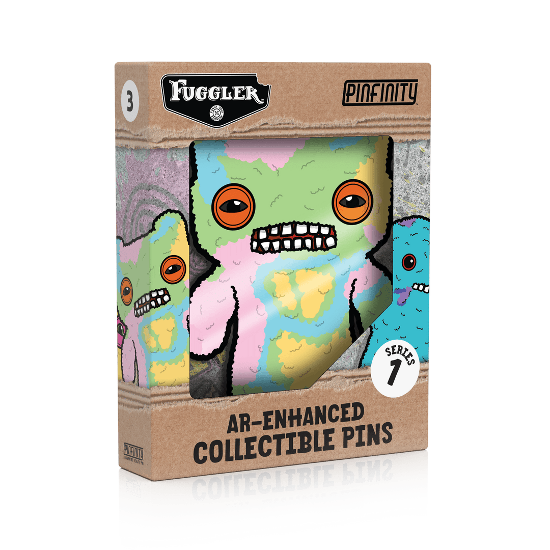 Fuggler - Munch Munch AR Pin - Pinfinity - Augmented Reality Collectible Pins