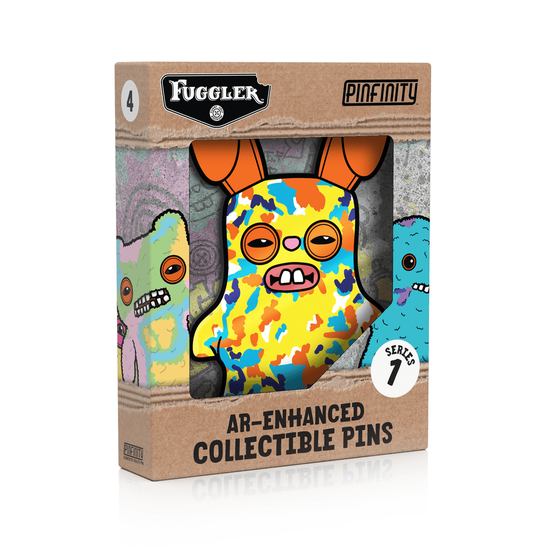 Fuggler - Rabid Rabbit AR Pin - Pinfinity - Augmented Reality Collectible Pins
