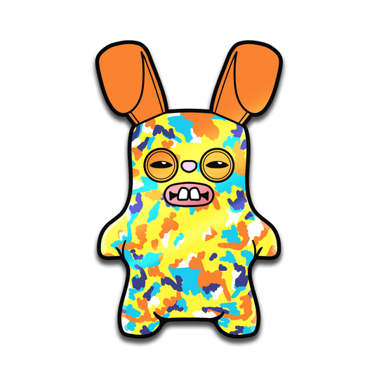 Fuggler - Rabid Rabbit AR Pin - Pinfinity - Augmented Reality Collectible Pins