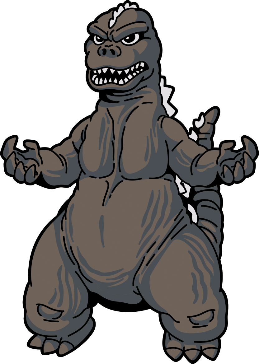 Godzilla Showa Era AR Pin - Pinfinity - Augmented Reality Collectible Pins
