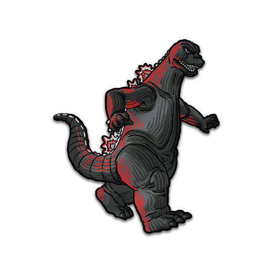 Godzilla VS Mechagodzilla Pin and Lanyard Set (Showa Era) - Pinfinity - Augmented Reality Collectible Pins