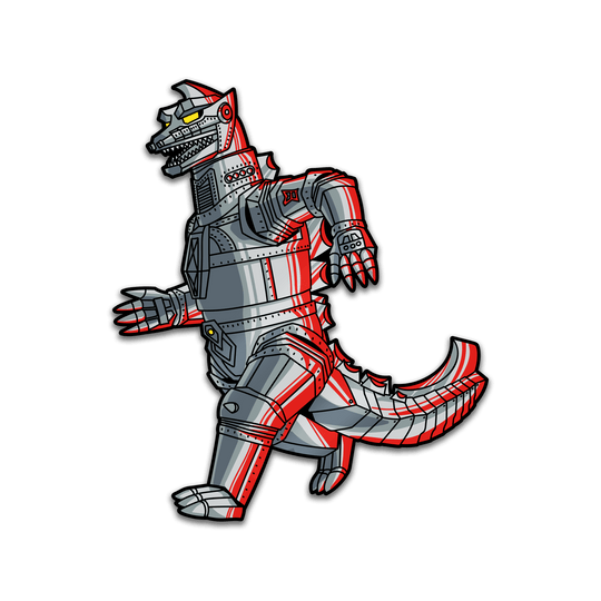 Godzilla VS Mechagodzilla Pin and Lanyard Set (Showa Era) - Pinfinity - Augmented Reality Collectible Pins