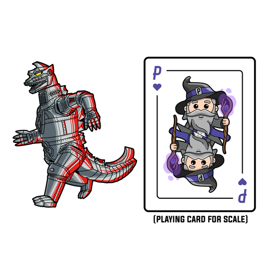 Godzilla VS Mechagodzilla Pin and Lanyard Set (Showa Era) - Pinfinity - Augmented Reality Collectible Pins