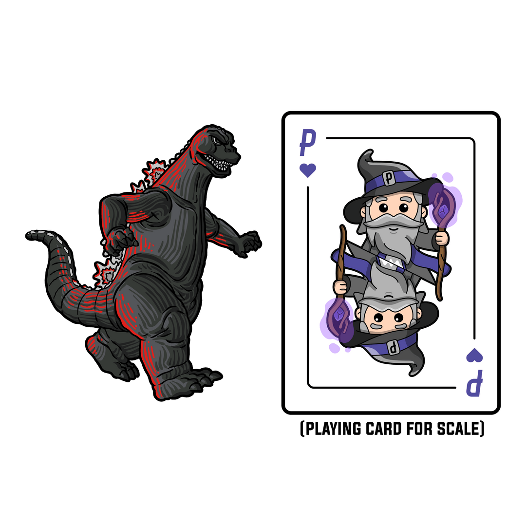 Godzilla VS Mechagodzilla Pin and Lanyard Set (Showa Era) - Pinfinity - Augmented Reality Collectible Pins