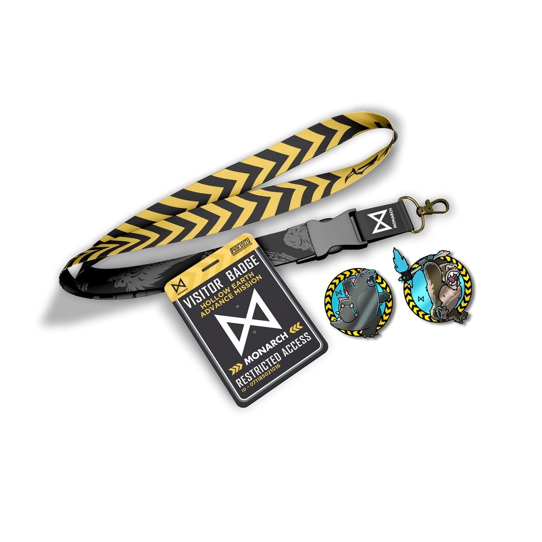 Godzilla X Kong: The New Empire AR Pin and Lanyard Set - Pinfinity - Augmented Reality Collectible Pins