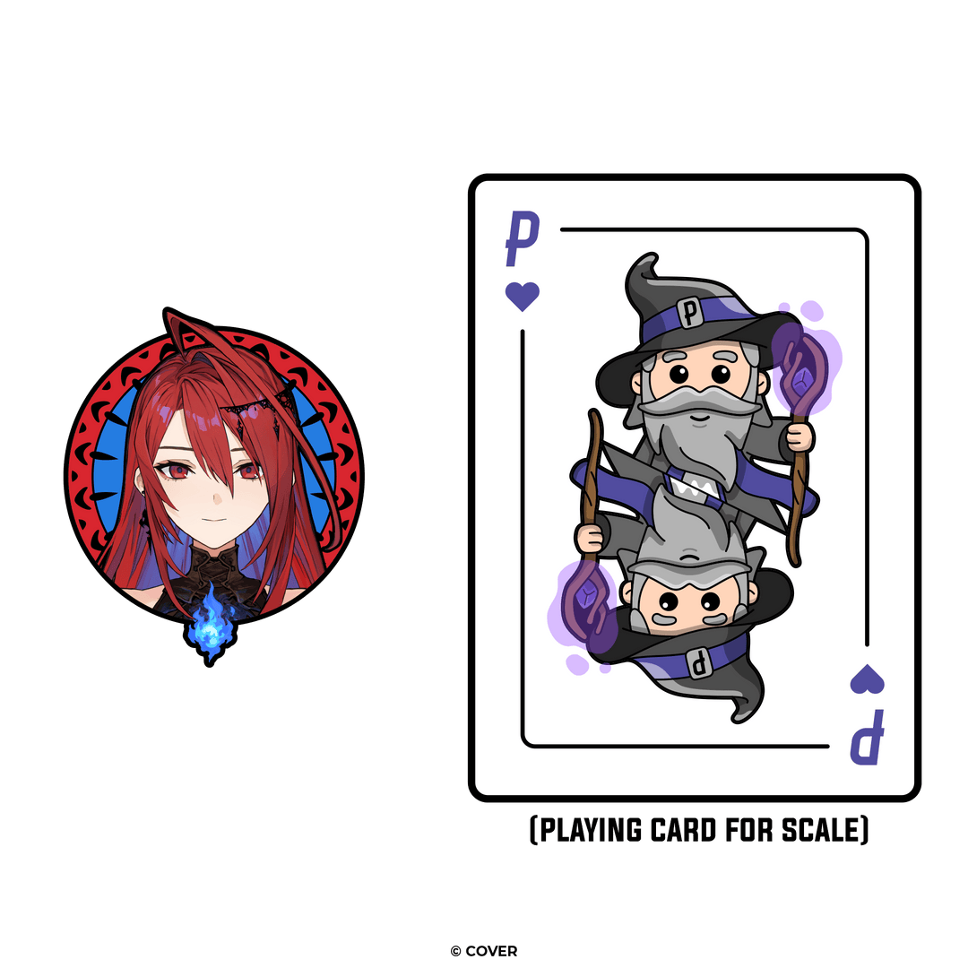 hololive English - Justice - Elizabeth Rose Bloodflame - Pinfinity - Augmented Reality Collectible Pins