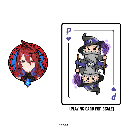hololive English - Justice - Elizabeth Rose Bloodflame - Pinfinity - Augmented Reality Collectible Pins