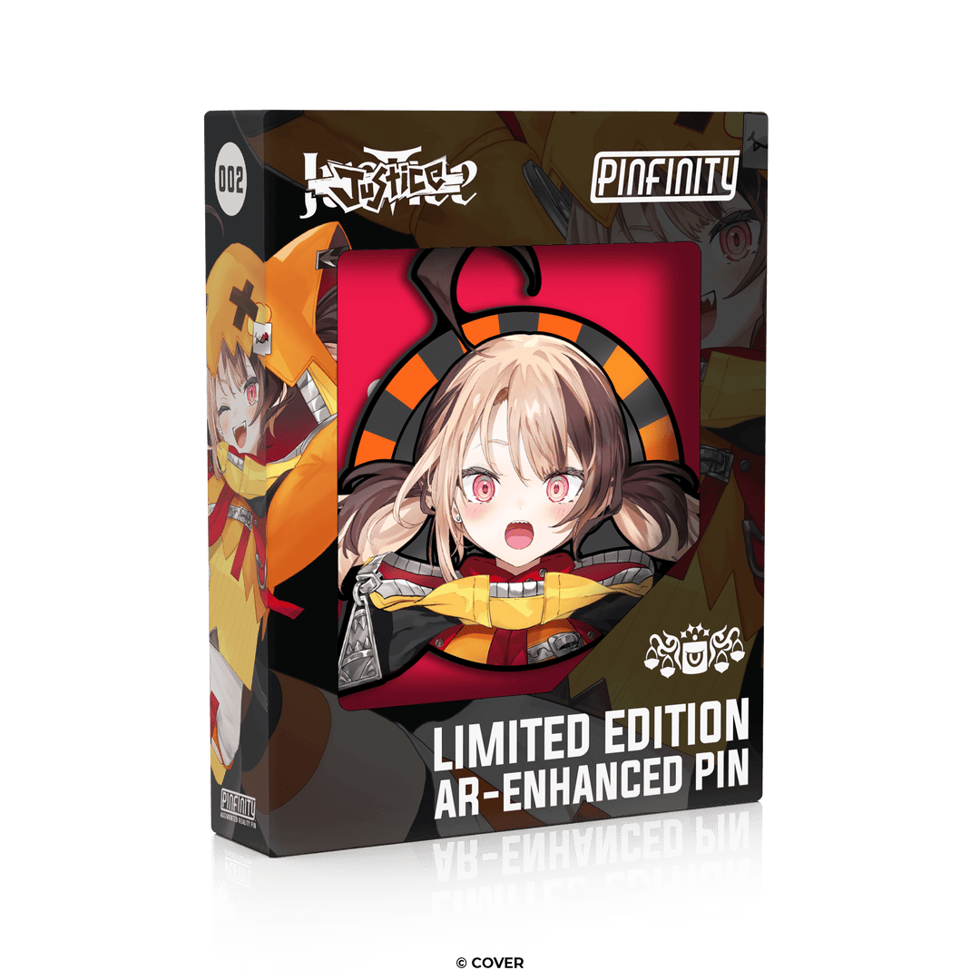 hololive English - Justice - Gigi Murin - Pinfinity - Augmented Reality Collectible Pins