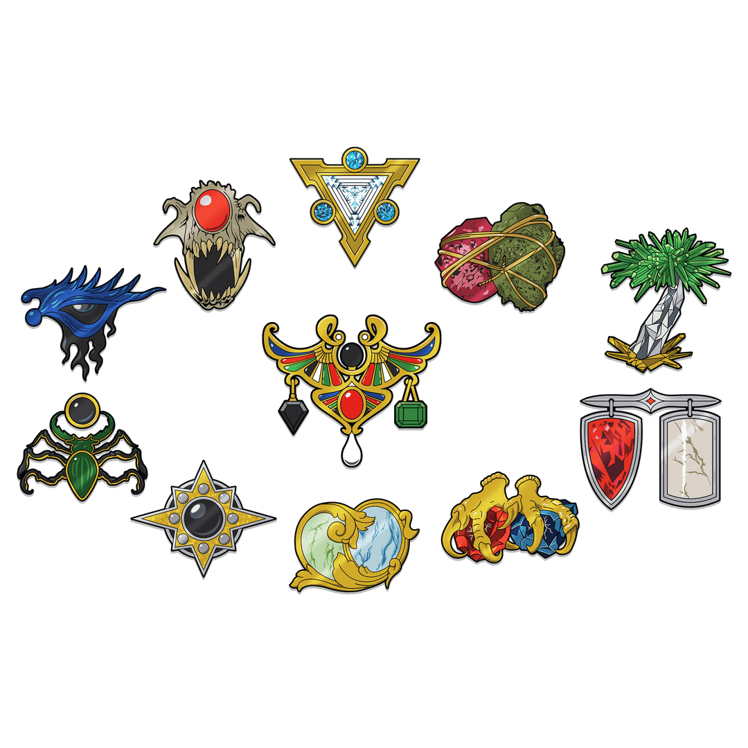 Magic: The Gathering - Allied and Enemy Signets Pin Set Magic: The Gathering - Allied and Enemy Signets Pin Set