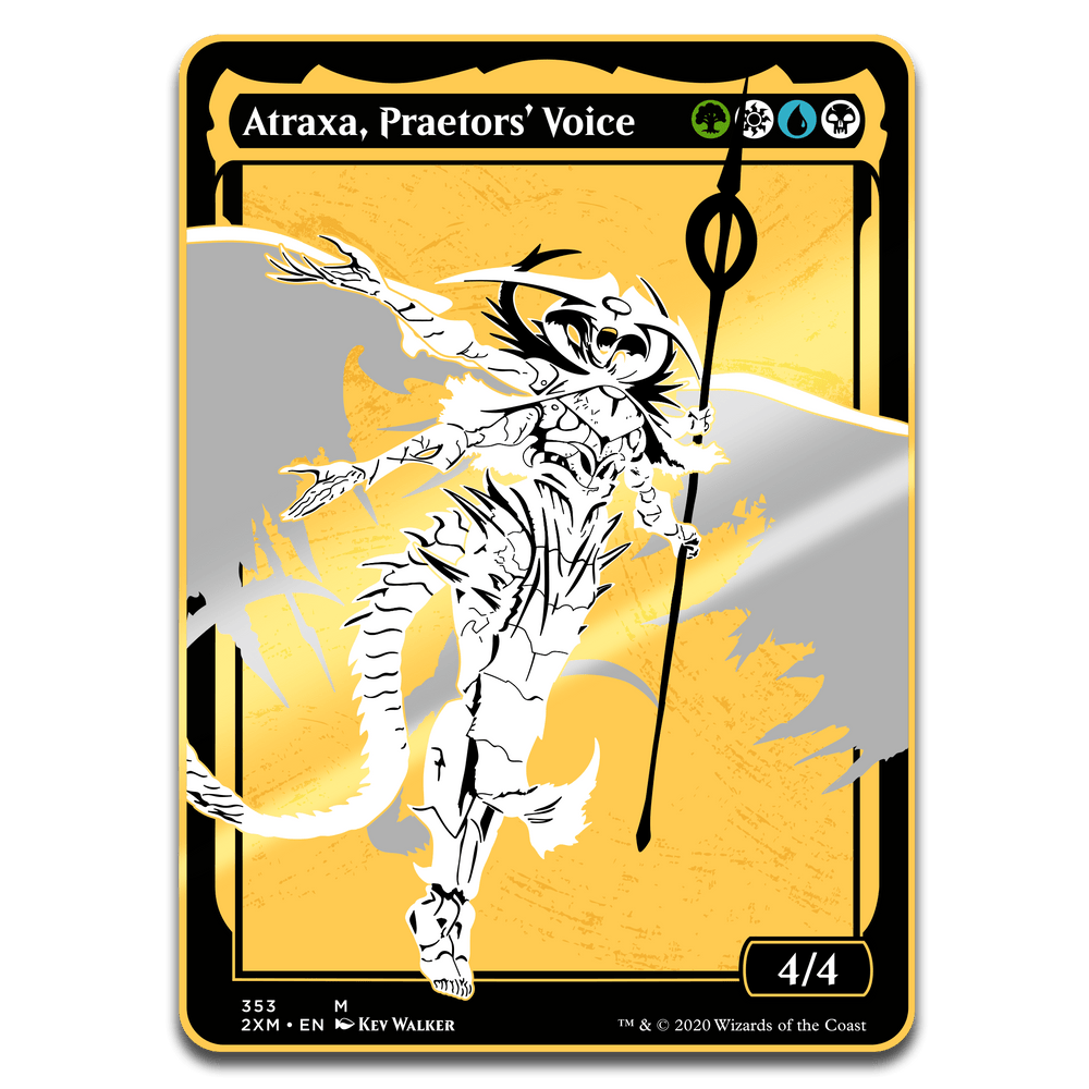 Magic: The Gathering - Atraxa, Praetor's Voice Commander Token - Pinfinity - Augmented Reality Collectible Pins