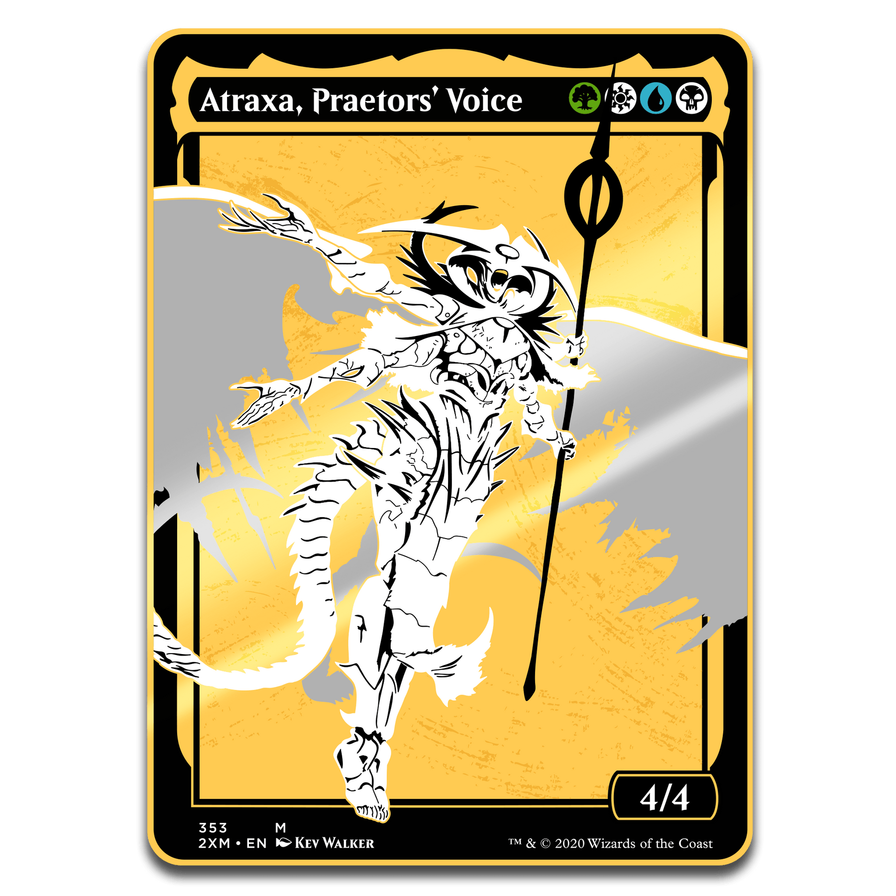 Magic The Gathering - Atraxa, Praetor's Voice (028/351) - Commander 2016 - Versione Foil Mitica Rara. Carta Singola Leggendaria Angel Horror Multicolore. Perfetta Per Mazzi Commander E Collezionisti. - 2