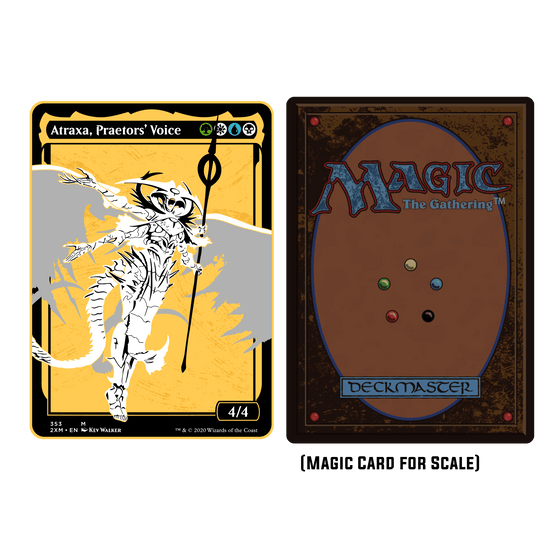 Magic: The Gathering - Atraxa, Praetor's Voice Commander Token - Pinfinity - Augmented Reality Collectible Pins