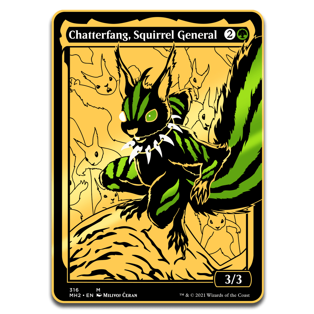 Magic: The Gathering - Chatterfang Commander Token (MH2) - Pinfinity - Augmented Reality Collectible Pins